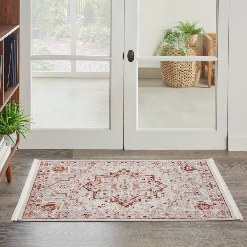 Nourison Geneva Traditional Persian Medallion Area Rug