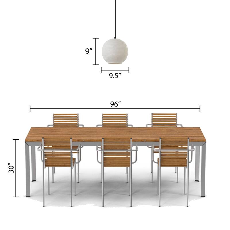 Hayley River of Goods Black Metal and White Blown Glass 9.5-Inch Pendant Light with Adjustable Hanging Cord - 9.5" x 9.5" x 64"