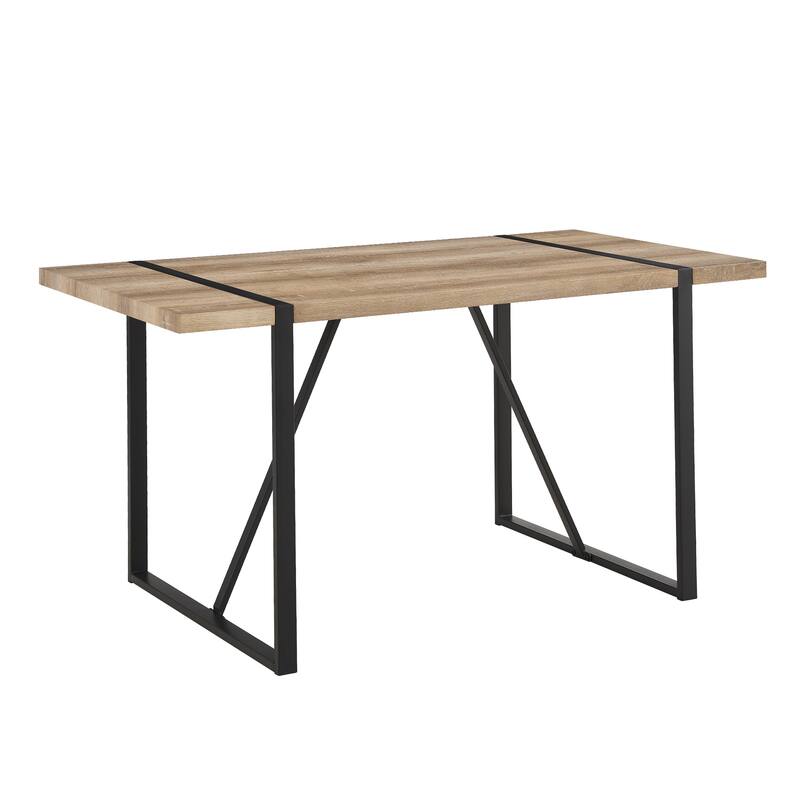MDF Wood Colour Table,Dining Chairs Set of 4,Wooden Kitchen Table Set,Metal Base & Legs,Dining Room Table and Suede Chairs