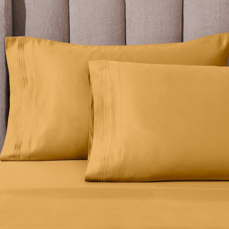 Superior Egyptian Cotton 1000 Thread Count Deep Pocket Solid Sheet Set