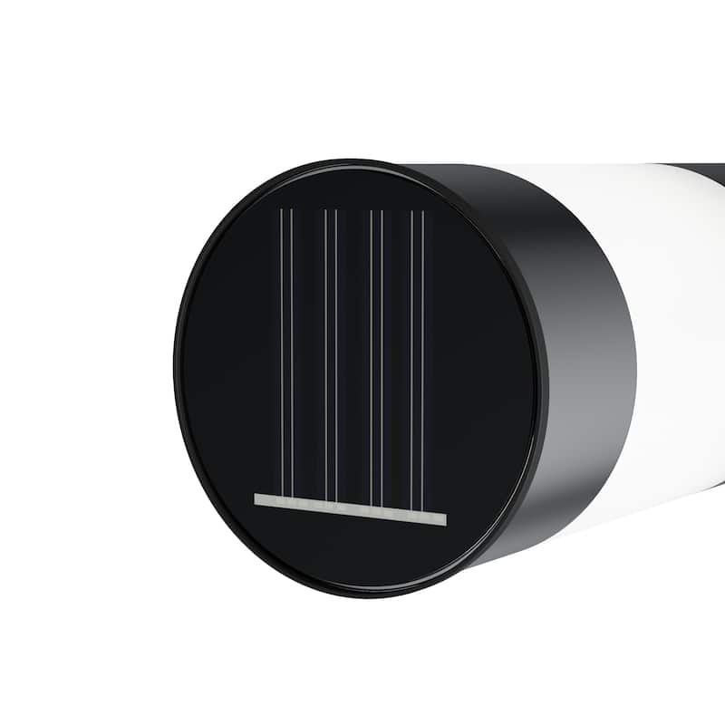 Solar Path Bollard Lights, Set of 6 15" Pure Garden