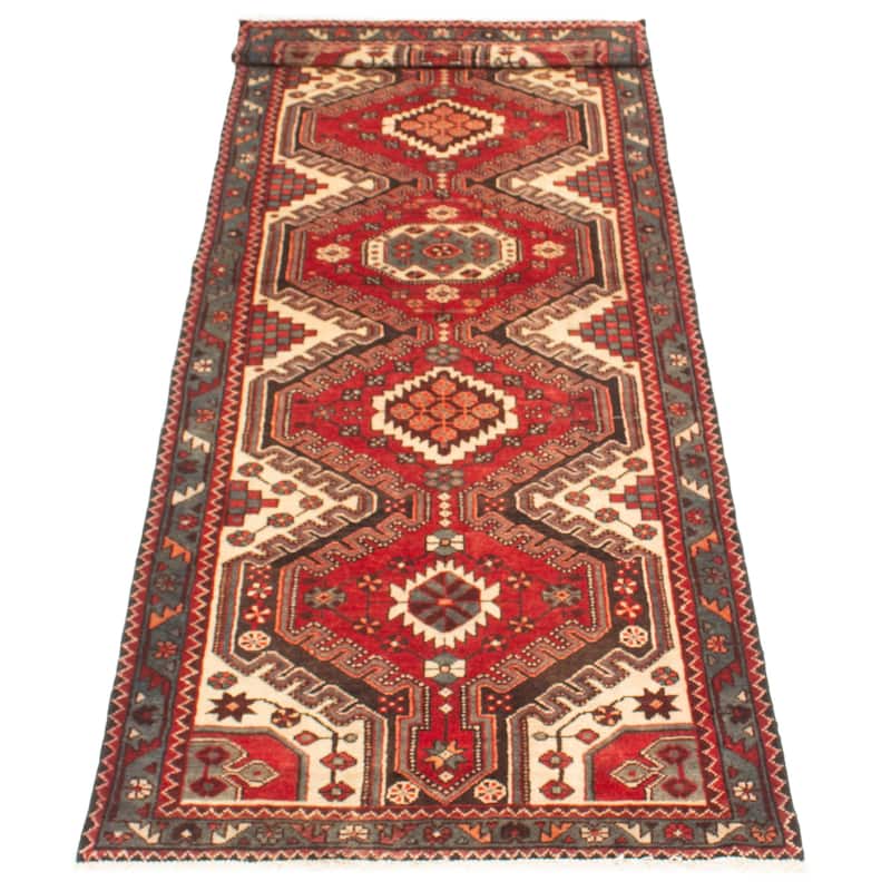 ECARPETGALLERY Hand-knotted Konya Anatolian Red Wool Rug - 3'6 x 9'10
