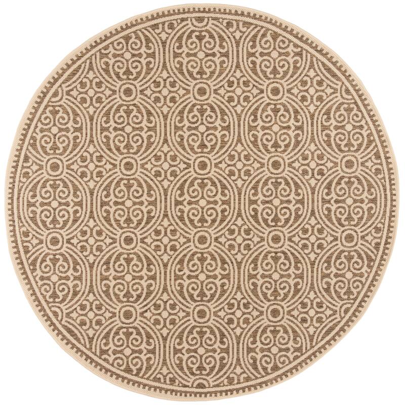 SAFAVIEH Linden Myriame Indoor/ Outdoor Waterproof Patio Backyard Rug