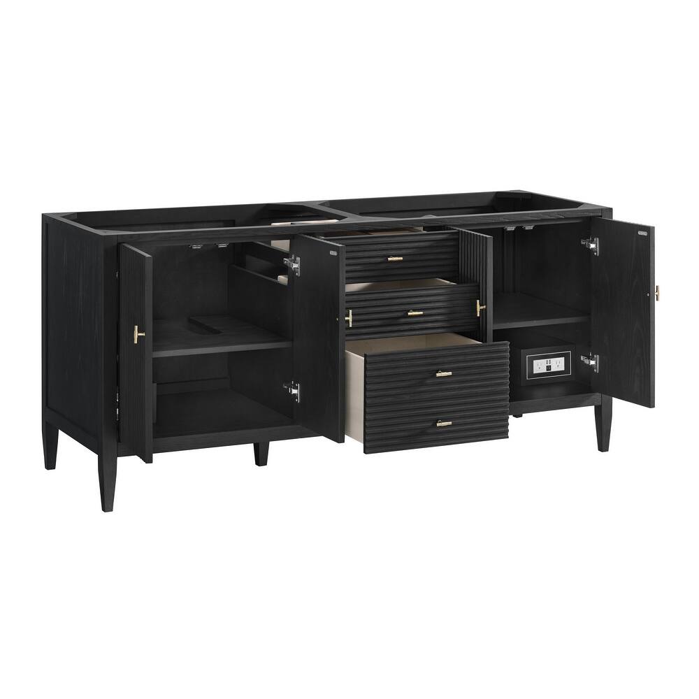 James Martin Vanities 485-V72 Myrrin 72" Double Basin Wood Vanity