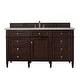 preview thumbnail 1 of 25, James Martin Vanities Brittany 60" Single Vanity, Burnished Mahogany