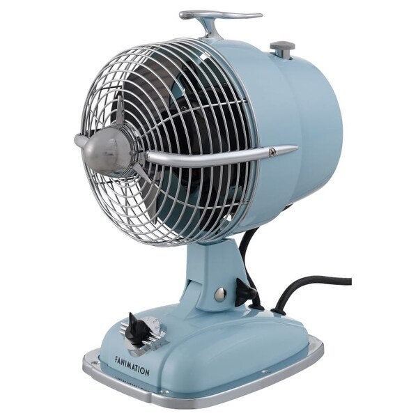 Fanimation Urbanjet 12 Tall 3 Blade Retro Oscillating Table Fanimation Urbanjet 12 Tall 3 Blade Retro Oscillating Table Fan