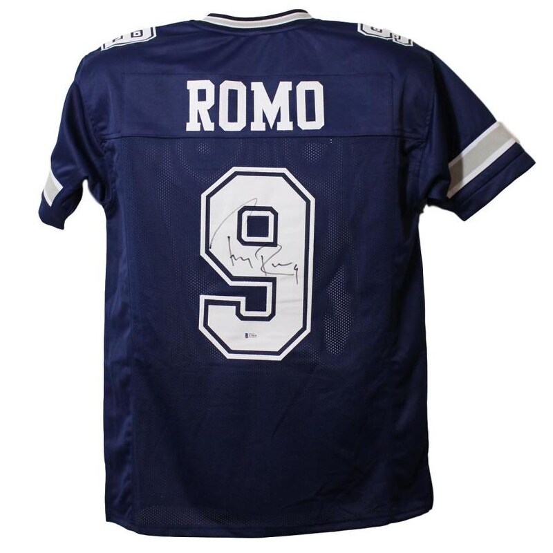 tony romo signed jersey