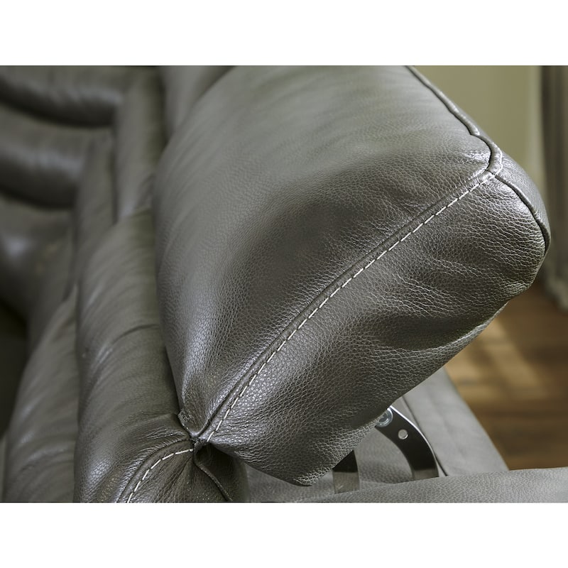 Signature Design by Ashley Center Line Black 2-Piece Power Reclining Sectional Loveseat - 80.75"W x 40"D x 35"H