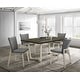 preview thumbnail 1 of 19, Biloxi 71-inch Rectangular Dining Set Greyish Brown Grey / Distressed White - 5-Piece