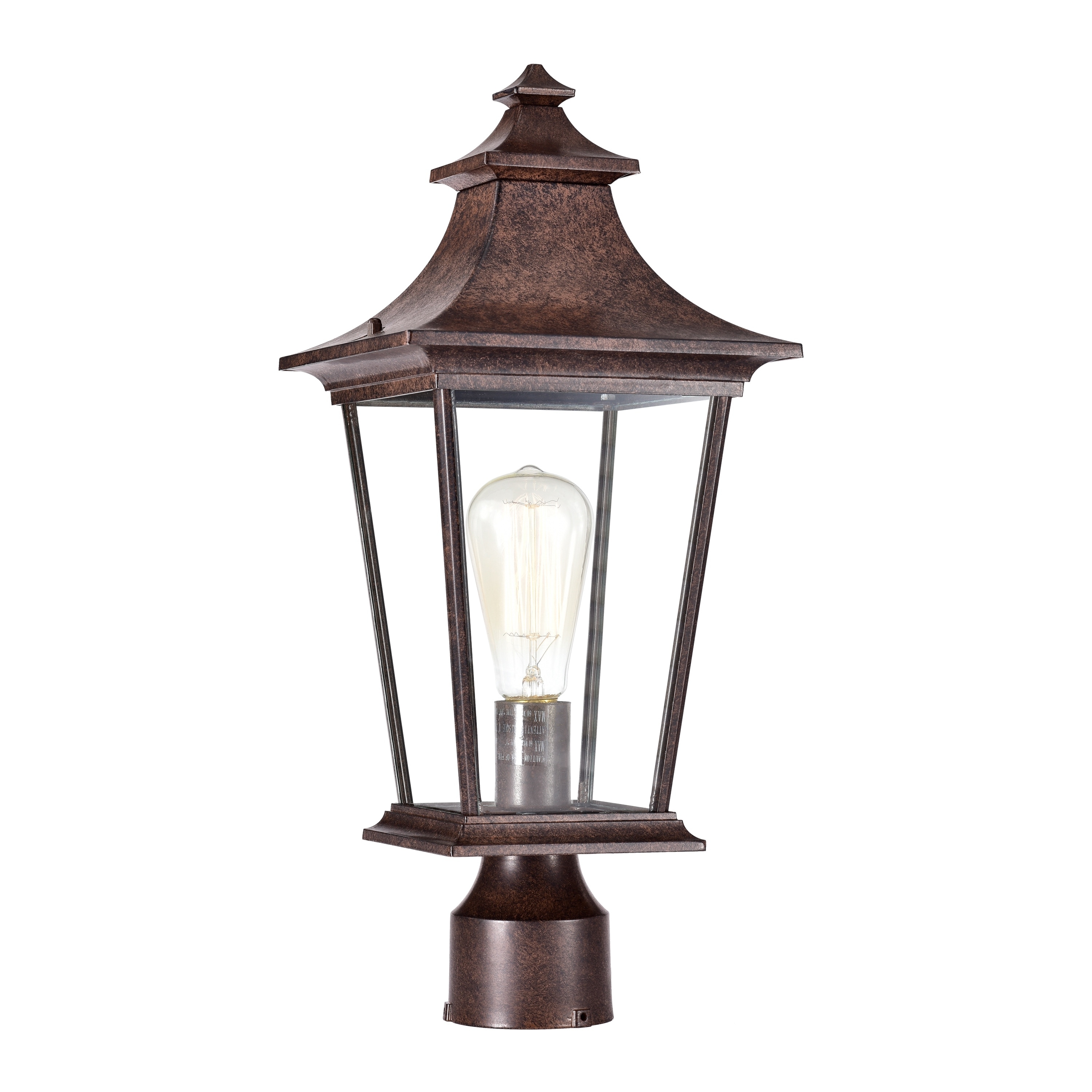 Tannery Bronze Finish Die Cast Aluminium 1 Light Outdoor Post Lantern Tannery Bronze Tannery Bronze Overstock 31814261