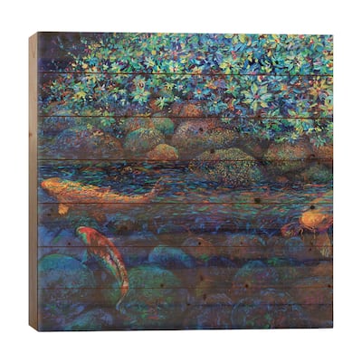 Limerance Print On Wood by Iris Scott - Multi-Color