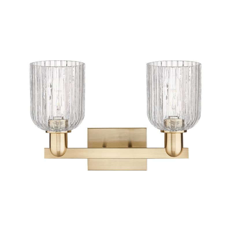 Innovations Lighting Downtown Urban - Bridal Veil - 2 Light 16" Bath Vanity Ligh