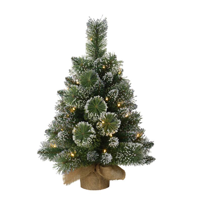 Puleo International Pre-Lit 2' Table Top Artificial Christmas Tree