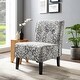 preview thumbnail 1 of 10, Porch & Den Mathilda Grey Damask Accent Chair