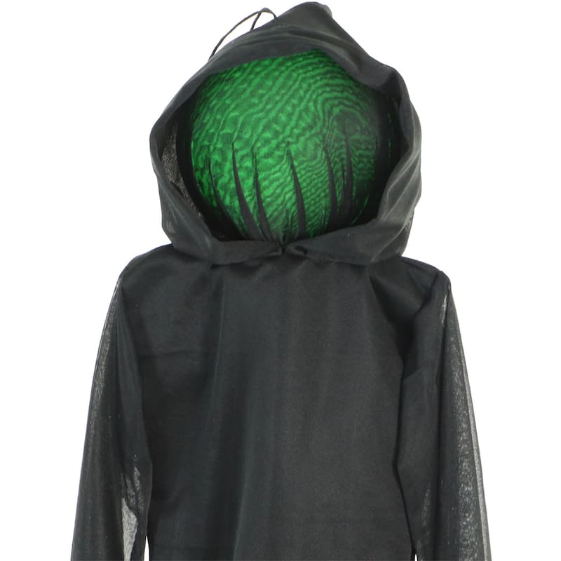 Haunted Hill Farm Trio of Darkness with Glowing Heads and Removable Yard Stakes for Hanging Halloween Decoration