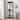 Lighted Tall Bookshelf Display Cabinet Curio Cabinet with Glass Door