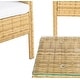 preview thumbnail 30 of 52, SAFAVIEH Outdoor Aboka 4-Piece Conversation Patio Set