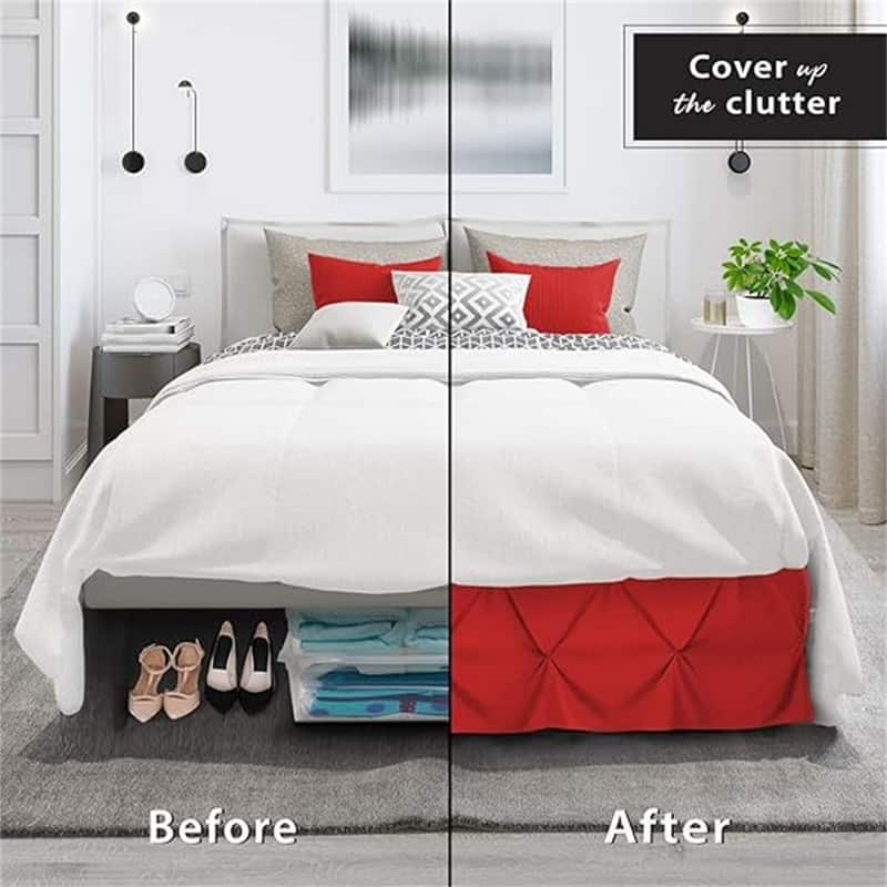 Pinch Pleat Bed Skirt