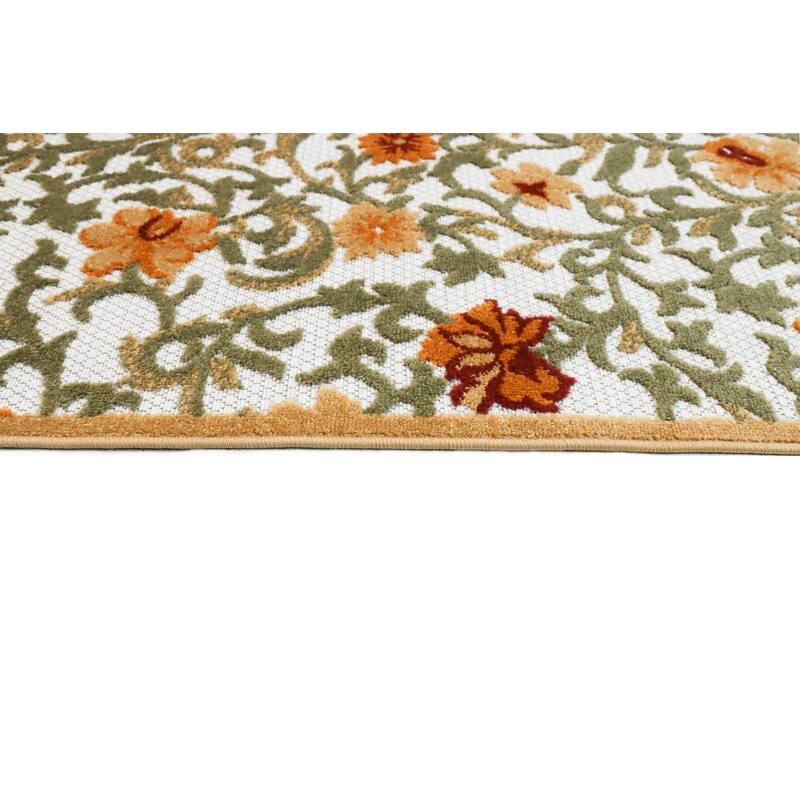 Bashian Gaetano Iv/Rust Transitional Area Rug