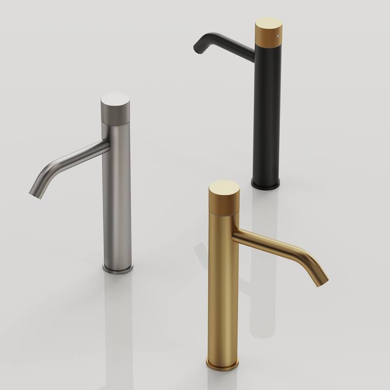 Modern Single Hole Bathroom Faucet,Deck Mount Sink Faucet