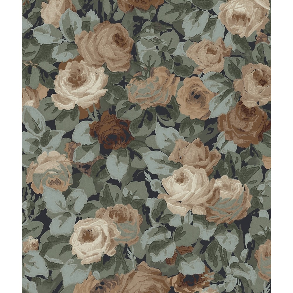 NextWall Rose Garden Peel and Stick Wallpaper