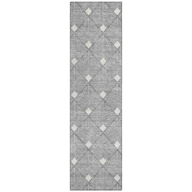 Machine Washable Indoor/ Outdoor Chantille Modern Shells Rug