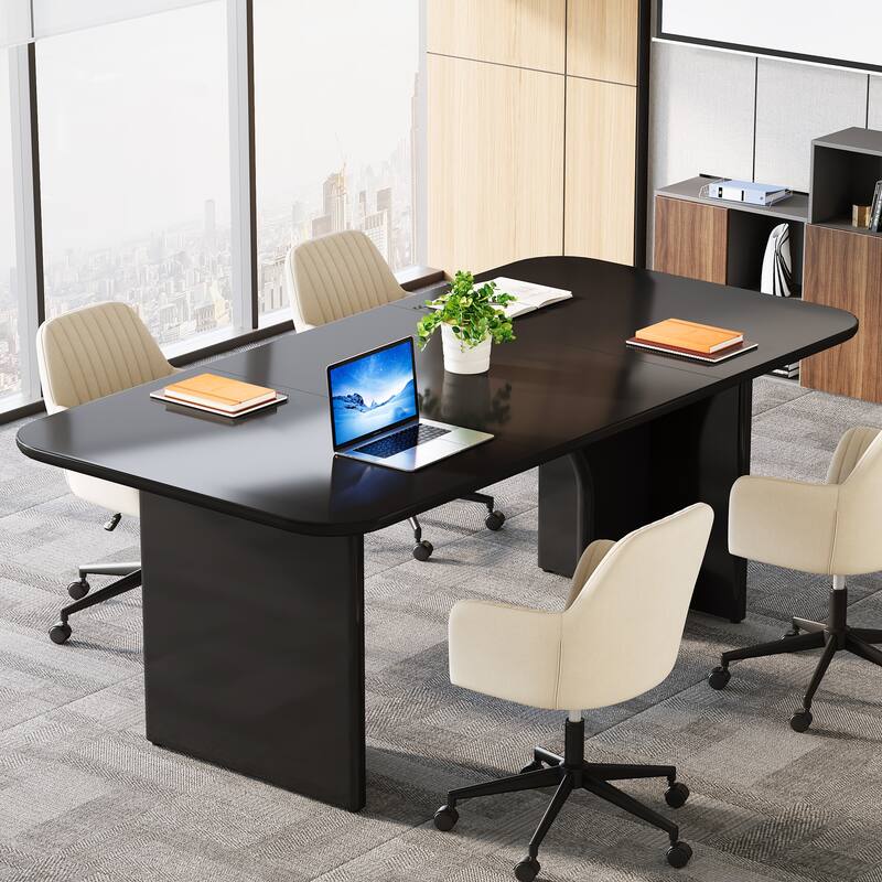 63" Executive Desk, Large Computer Desk Modern Home Office Desk