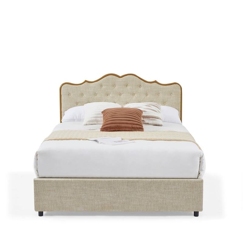 78" buckle-shaped backrest, sponge soft bag, with four storage drawers, comfortable and elegant
