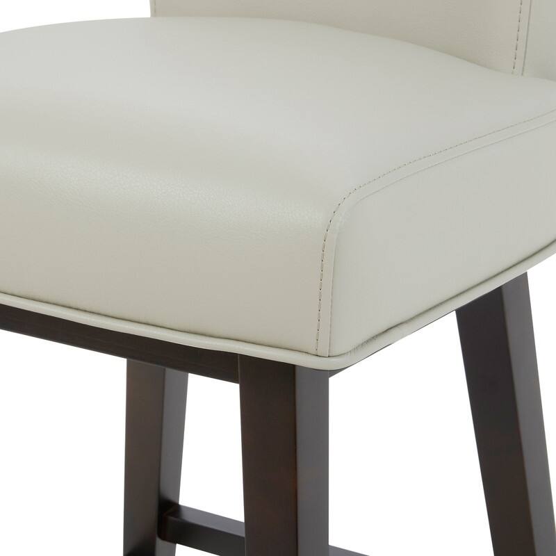 Spruce & Spring Noah Modern Upholstered Counter Height Swivel Barstool Single