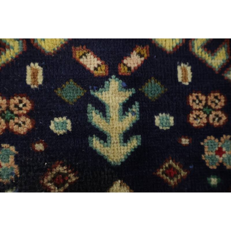 Hand Knotted Oriental 100% Wool Carpet Traditional Tribal Red Tabriz Area Rug - 10' 6'' X 7' 4''