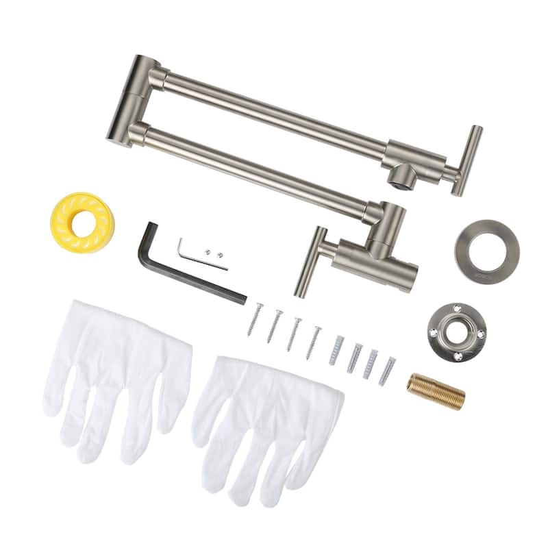WOWOW Folding Wall Mount Faucets Stretchable