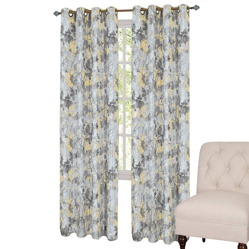 Tranquil Trees Insulated Curtain Panel