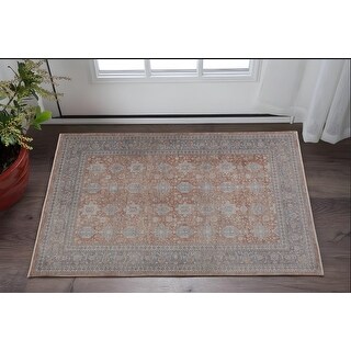 Rectangle Oriental Traditional Style Area Rug - 36' X '24' X '0.25 ...