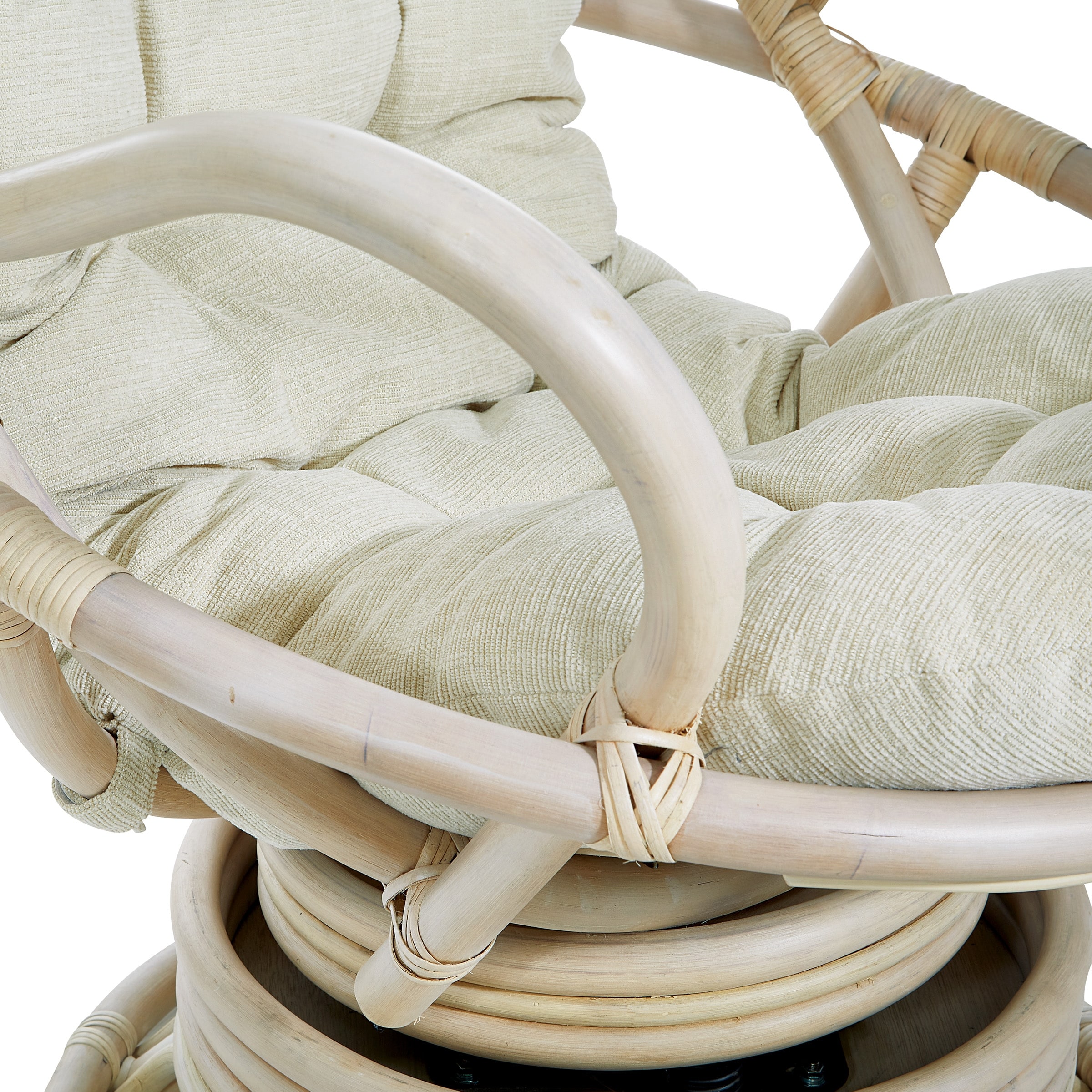 Rattan Swivel Rocker Chair-image