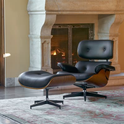 Corvus Latvia Mid-century Lounge Chair Set