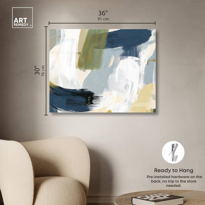 Moss Layers II Acrylic by Art Remedy, Ready to Hang