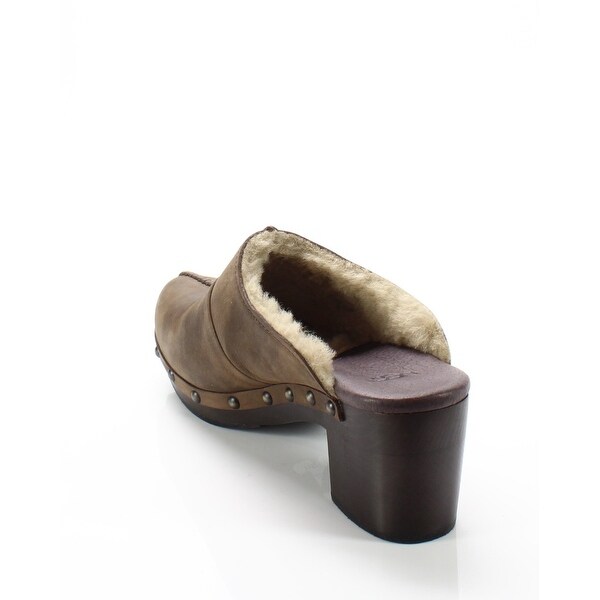 ugg shearling clogs