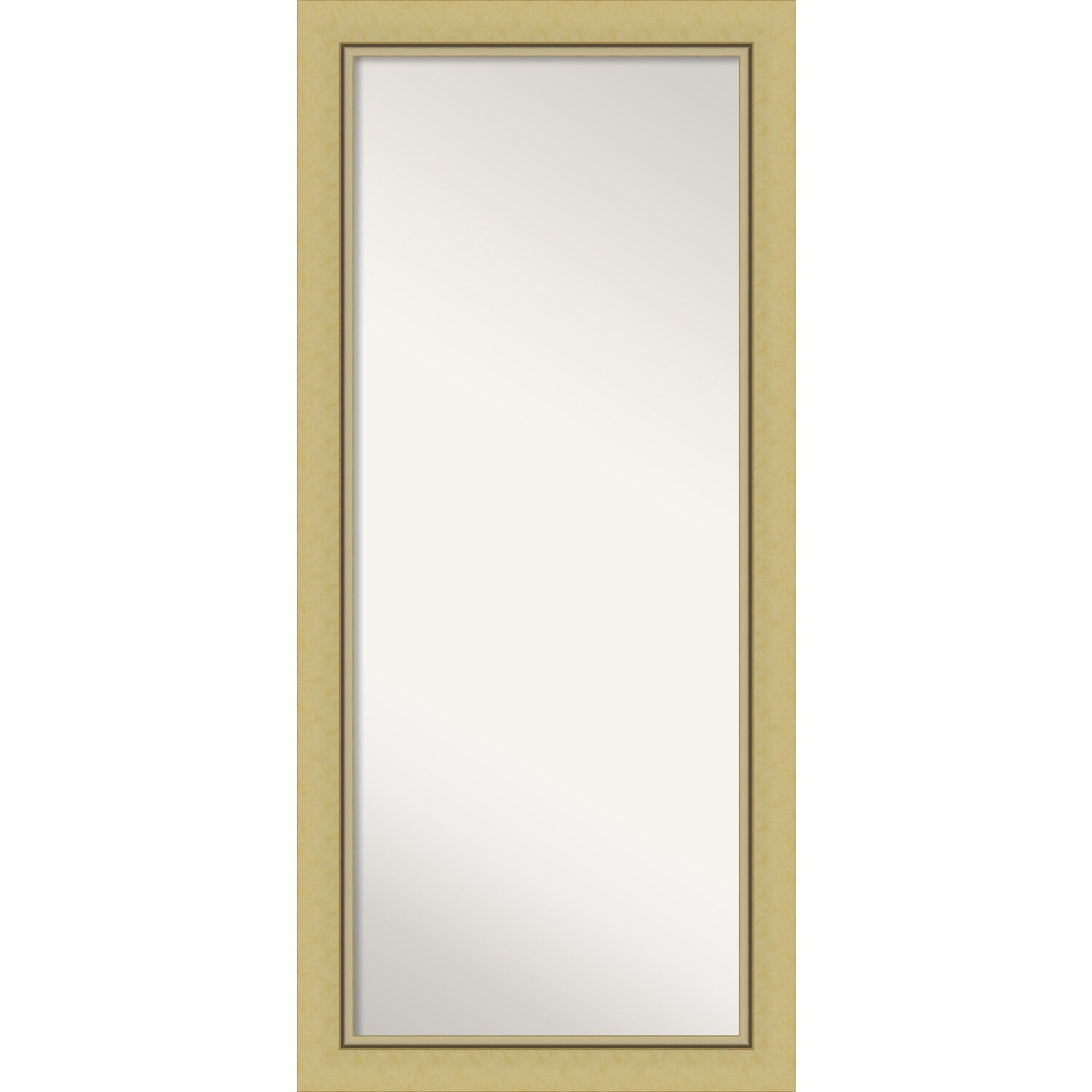 Textured NonBeveled Framed FullLength Floor Leaner Mirror Textured
