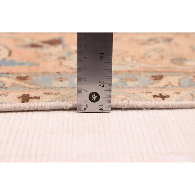 ECARPETGALLERY Hand-knotted Antalya Vintage Light Brown Wool Rug - 6'7 x 11'2