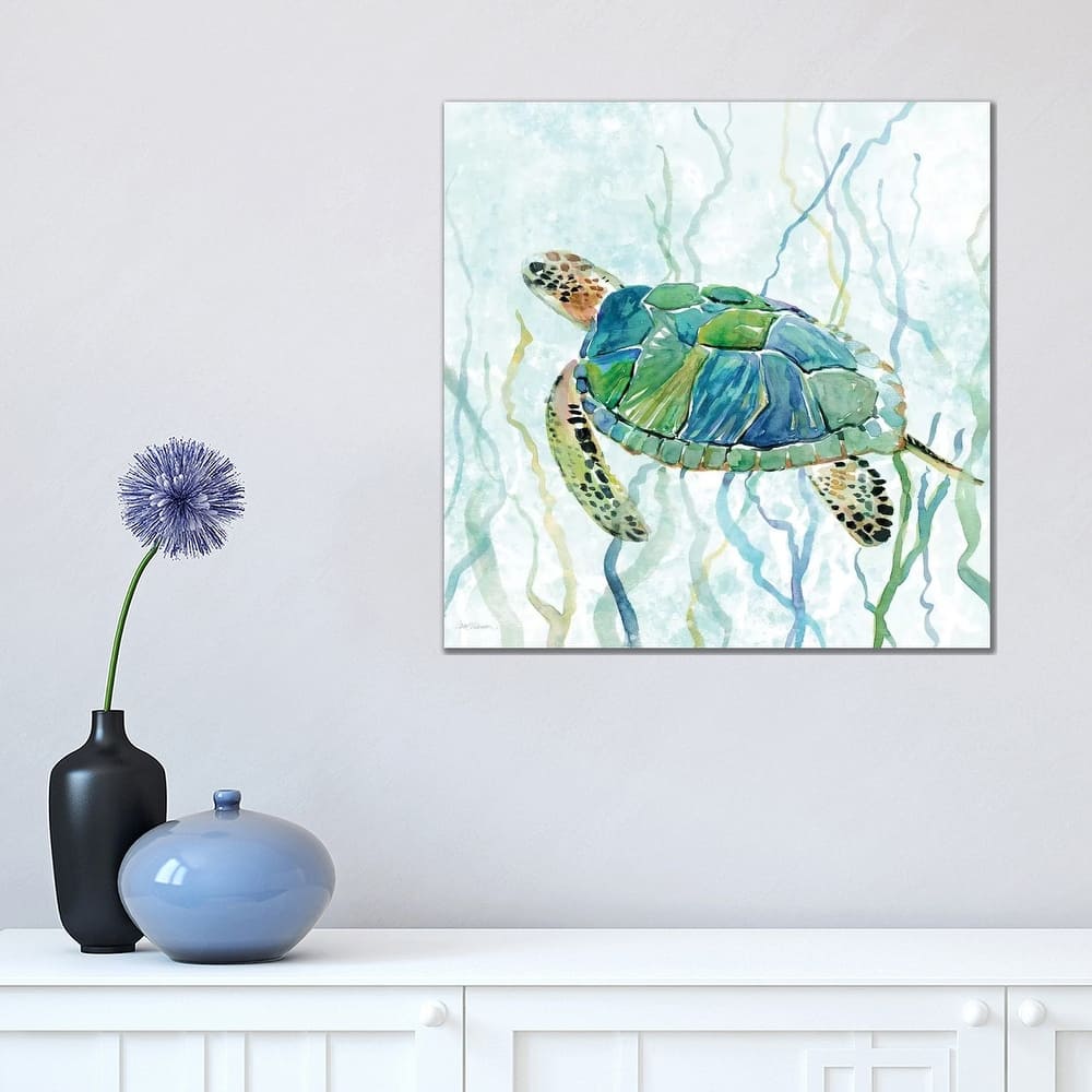 iCanvas "Sea Turtle Swim II" by Carol Robinson Canvas Print