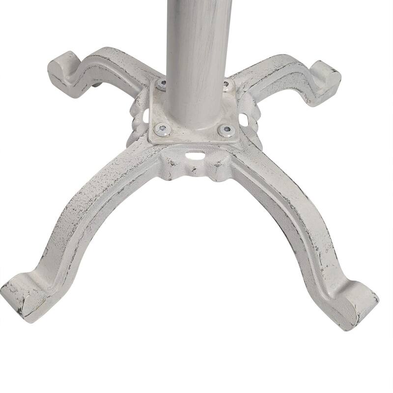 Adjustable Round Top Barstool - 30" - White