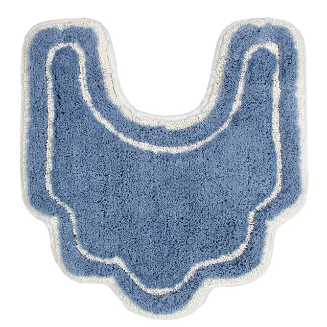 Home Weavers Allure Collection Absorbent Cotton, Machine Washable and Dry Bath Rugs