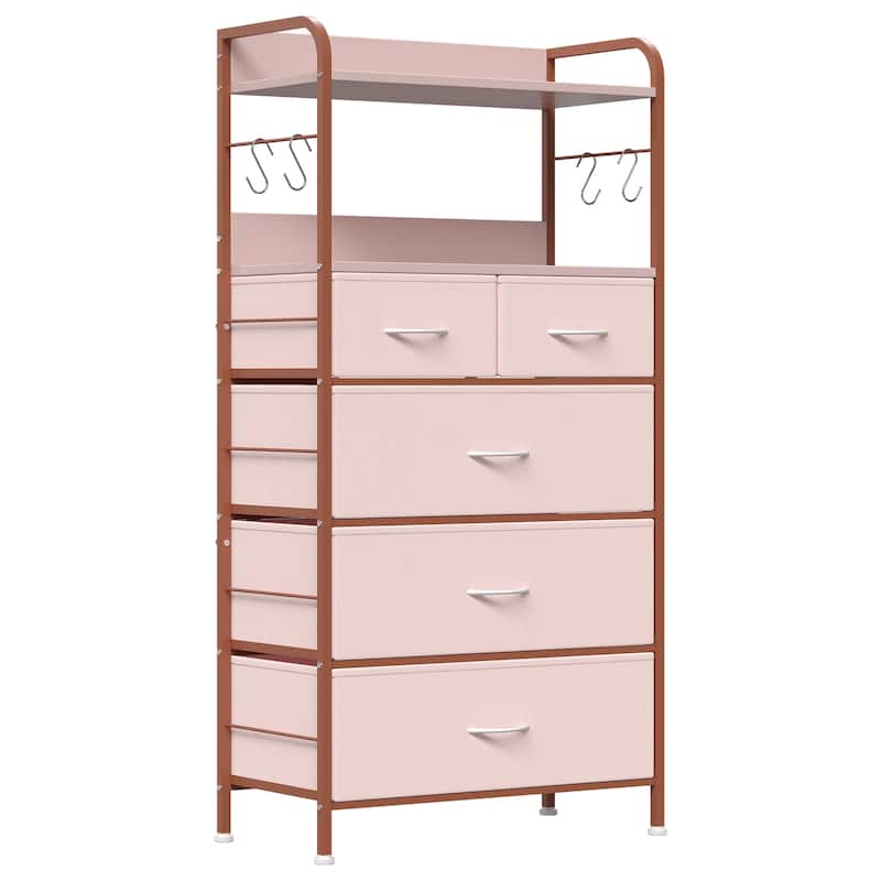 Dresser for Bedroom with 5 Drawers