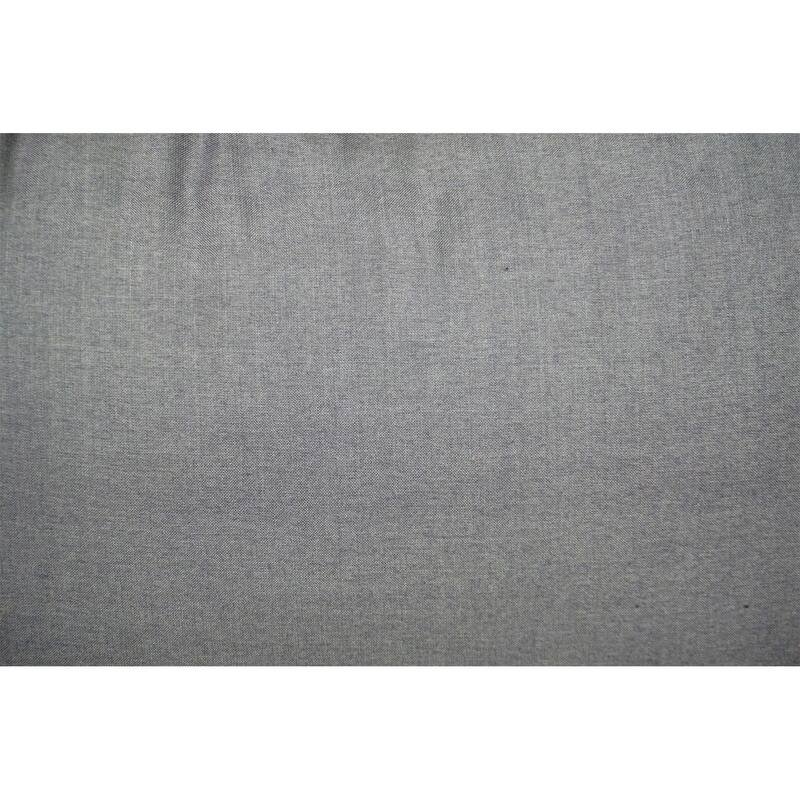 Home&Manor Premium Silk Throw Pillow Lumbar Gray