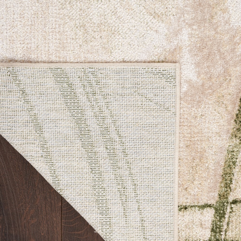 Nourison Astra Machine Washable Indoor only Abstract Area Rug