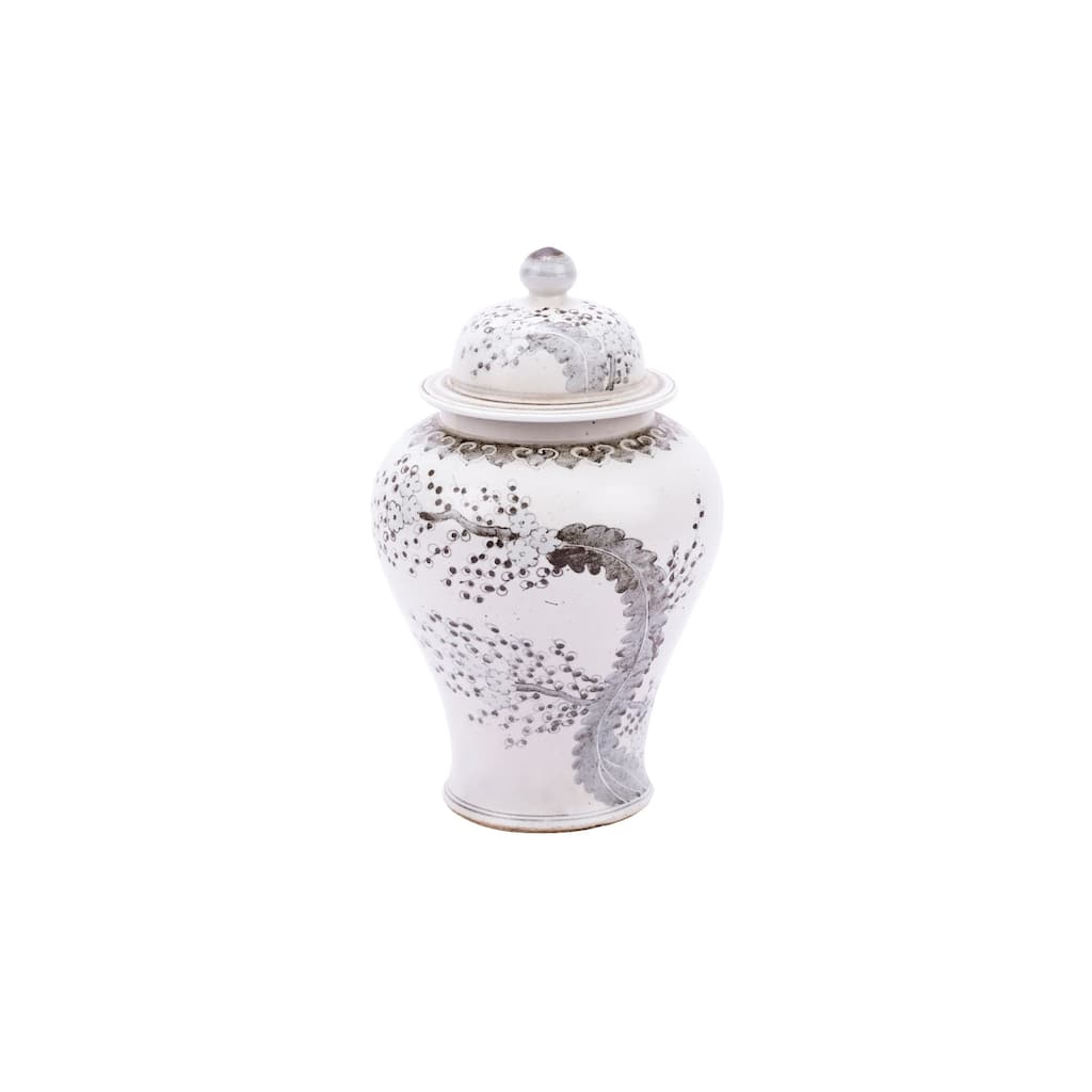 Hong Wu Plum Blossom Motif Temple Decorative Jar