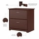 preview thumbnail 5 of 9, Cabot 60W L-Desk with Hutch, Cabinet and Bookcase by Bush Furniture