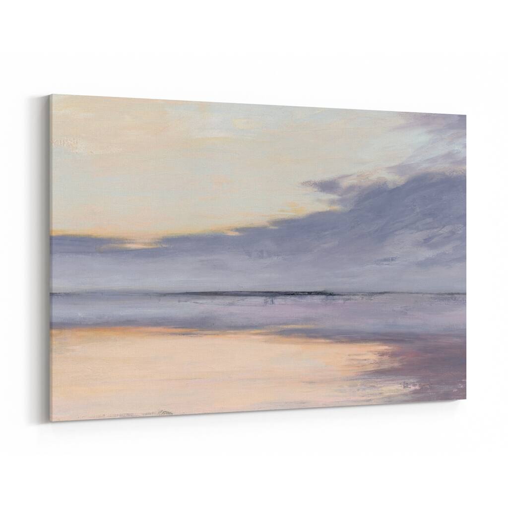 Abstract Coastal Nature Ocean Painting Canvas Wall Art Print