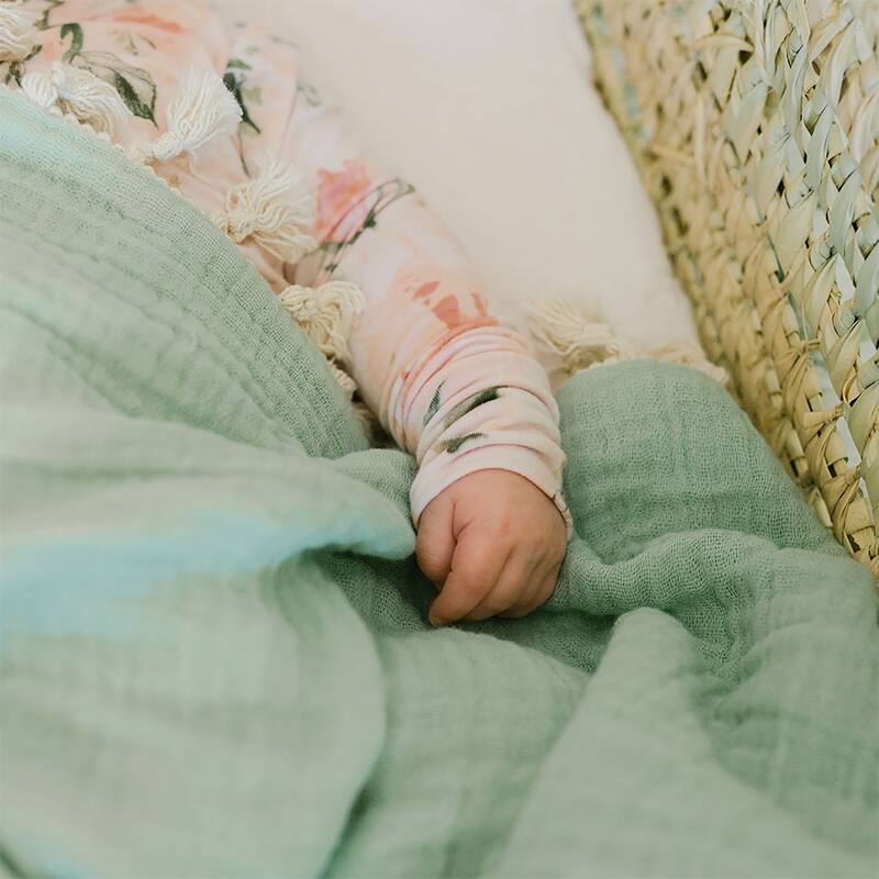 Crane Baby 6-Layer Muslin Blanket