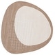 preview thumbnail 7 of 7, SAFAVIEH Handmade Novelty Urta Wool Rug 4' Round Scallop - Beige/Ivory - Round